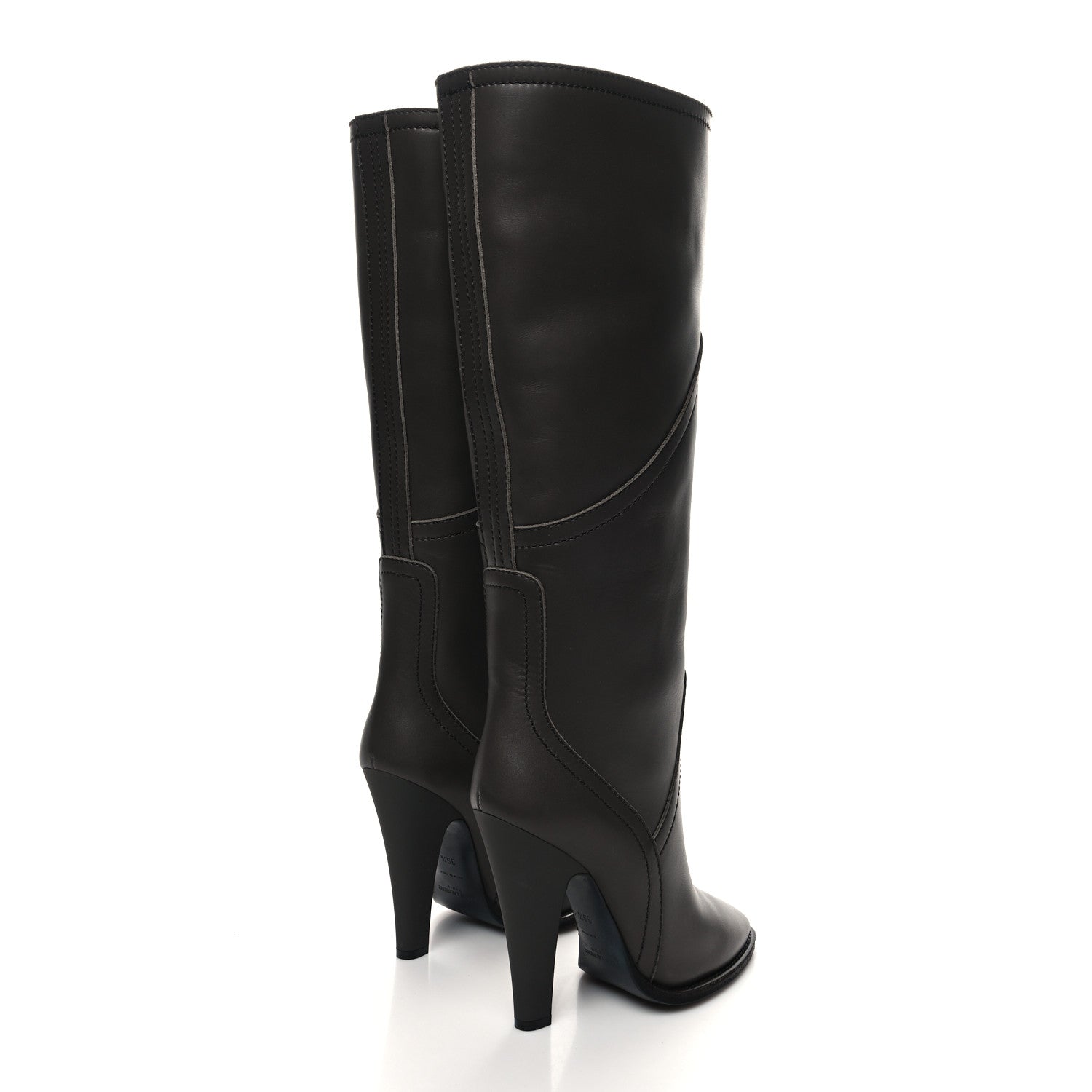 Saint Laurent Aragona Kensington 110 High Boots 39.5 Antracite 4 of 7