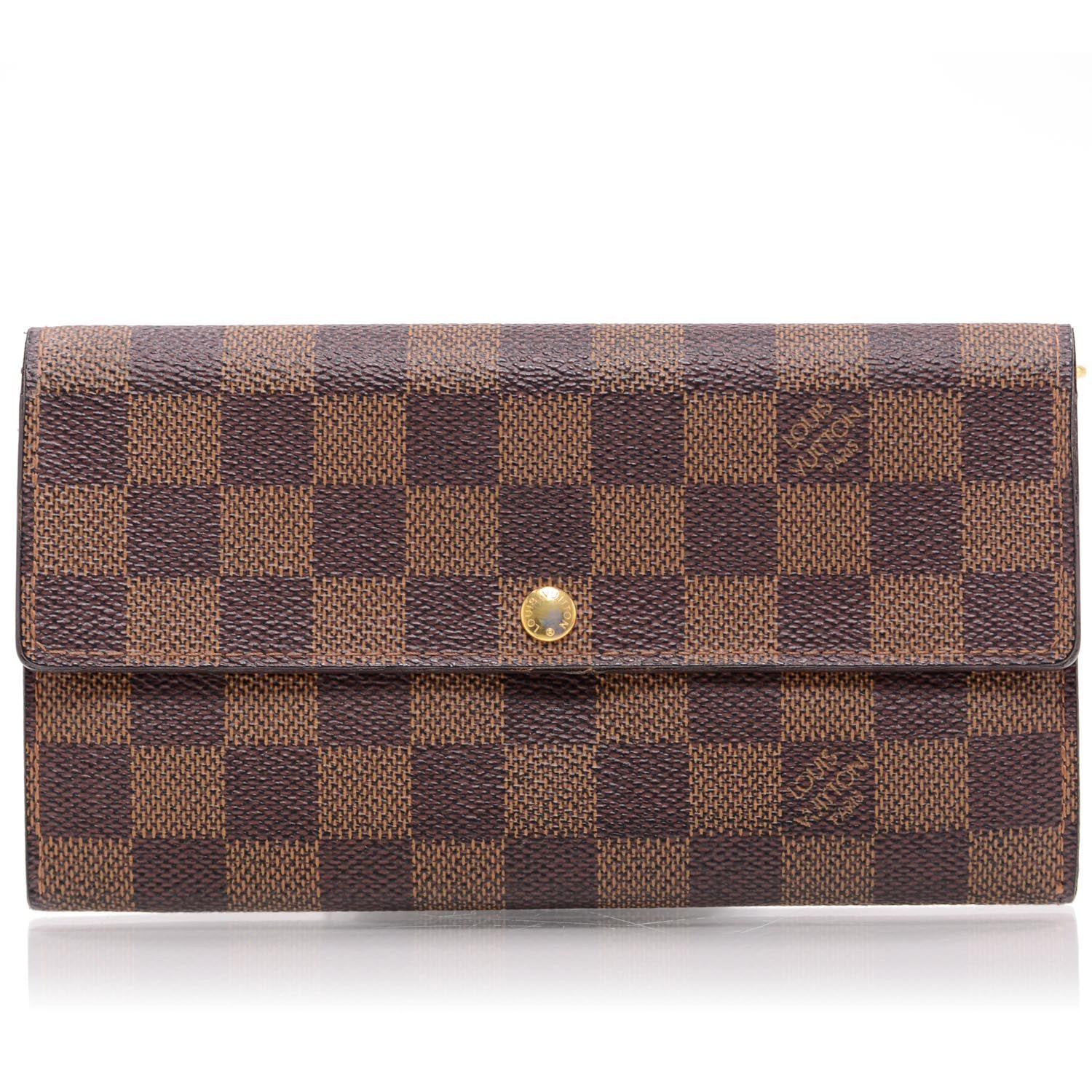 Louis Vuitton Damier Ebene Sarah Wallet 1 of 8