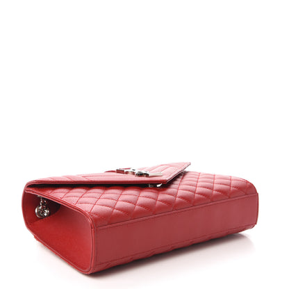 Saint Laurent Grain De Poudre Textured Mixed Matelasse Triquilt Medium Monogram Satchel New Red 4 of 10