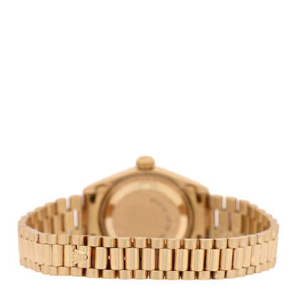 Rolex 18K Yellow Gold Diamond 26mm Datejust President Watch Champagne 69178 3 of 4