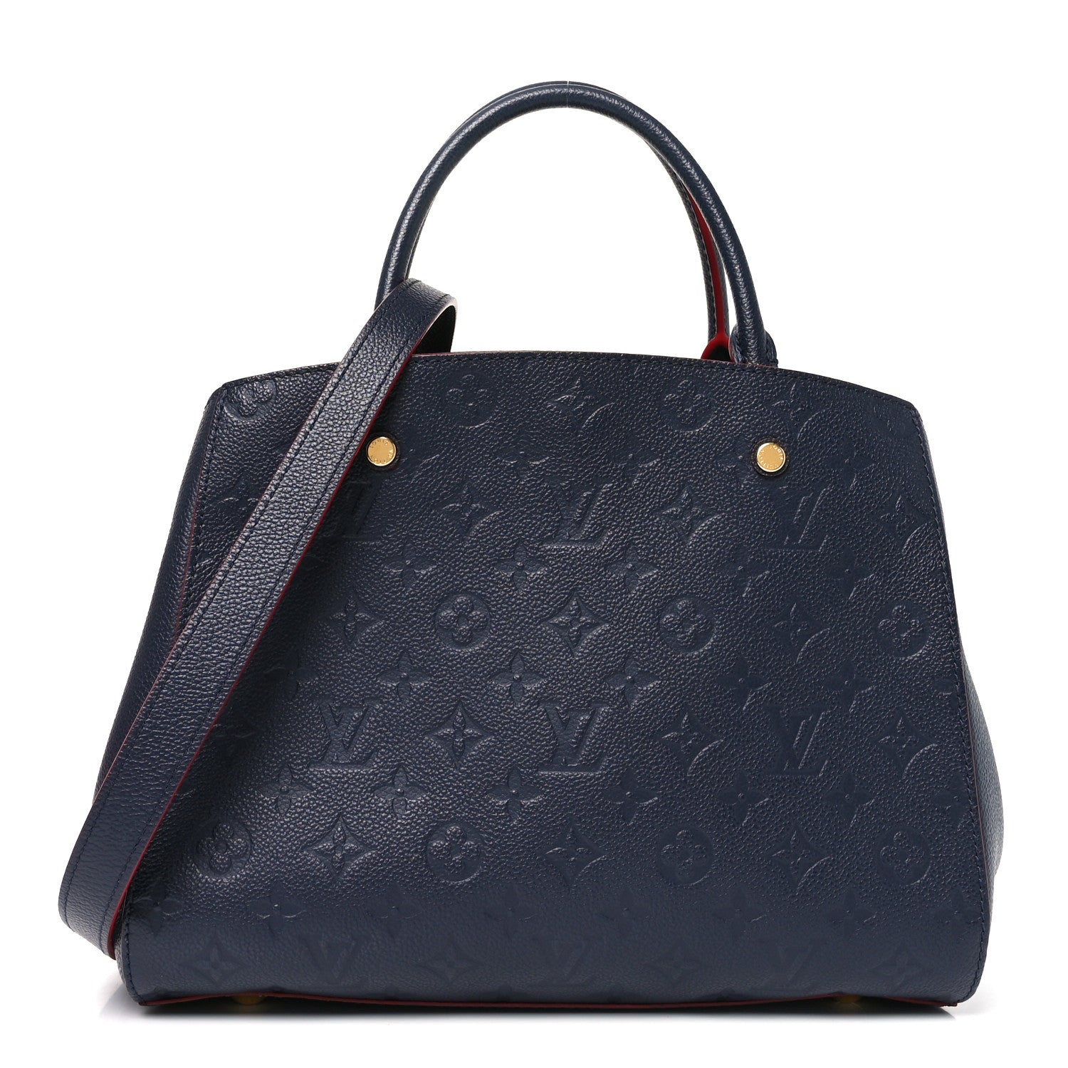 Louis Vuitton Empreinte Montaigne MM Marine Rouge 1 of 9