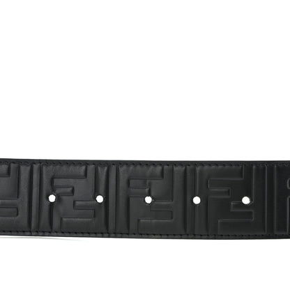 Fendi Calfskin F is Fendi FF 1974 Embossed Belt 80 32 Black 6 of 7