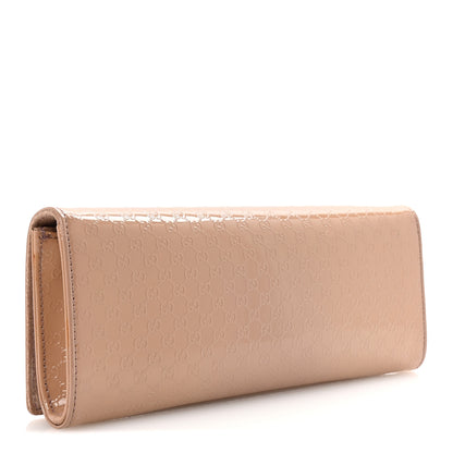 Gucci Patent Microguccissima Small Broadway Clutch Dark Cipria 3 of 8