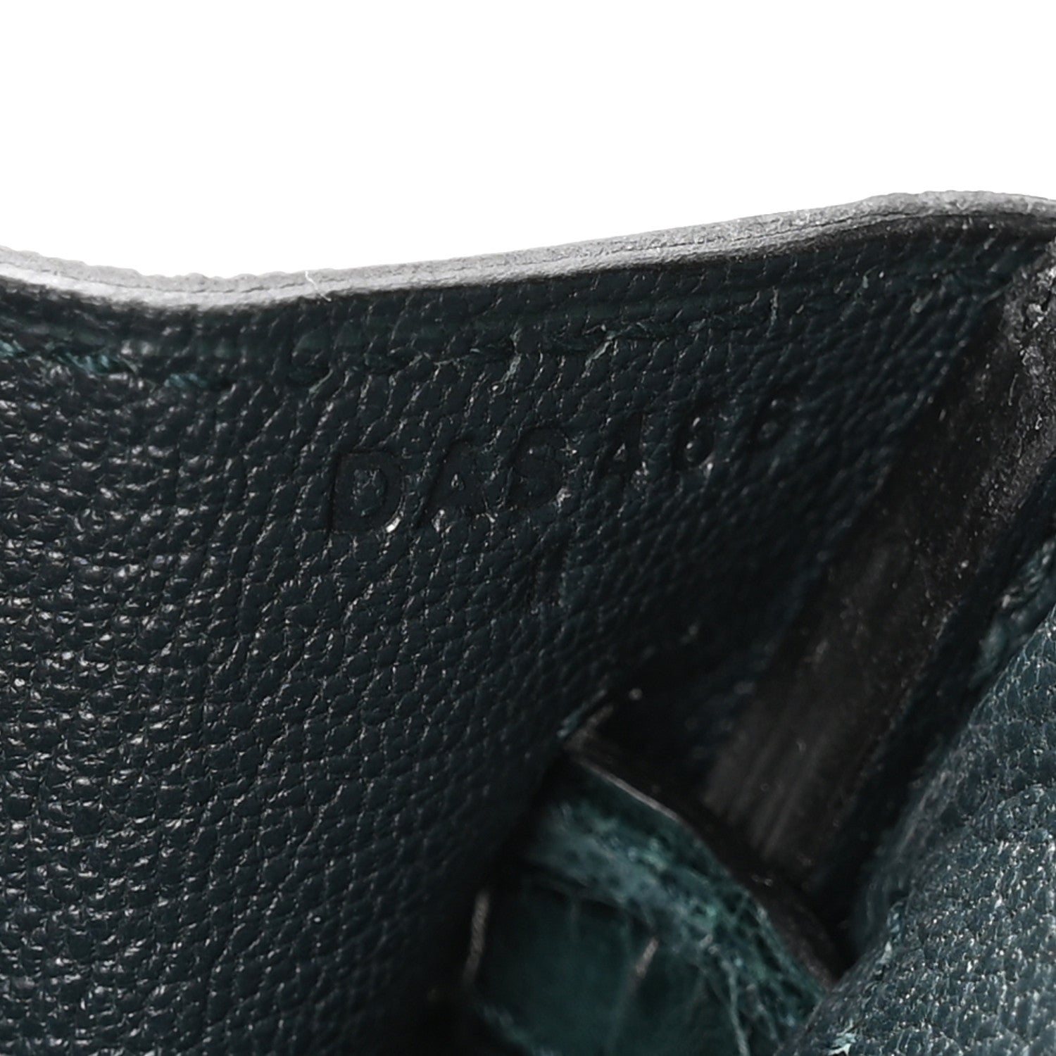 Hermes Togo Matte Alligator Birkin Touch 25 Vert Cypress 7 of 11
