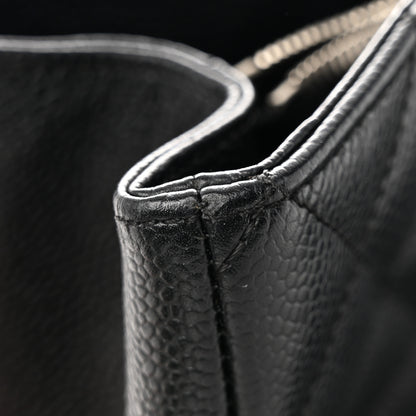 Chanel Caviar Quilted Grand Shopping Tote GST Black 14 of 15
