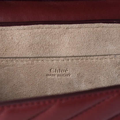 Chloe Calfskin Quilted Mini Drew Bijou Shoulder Bag Plum Purple 7 of 9
