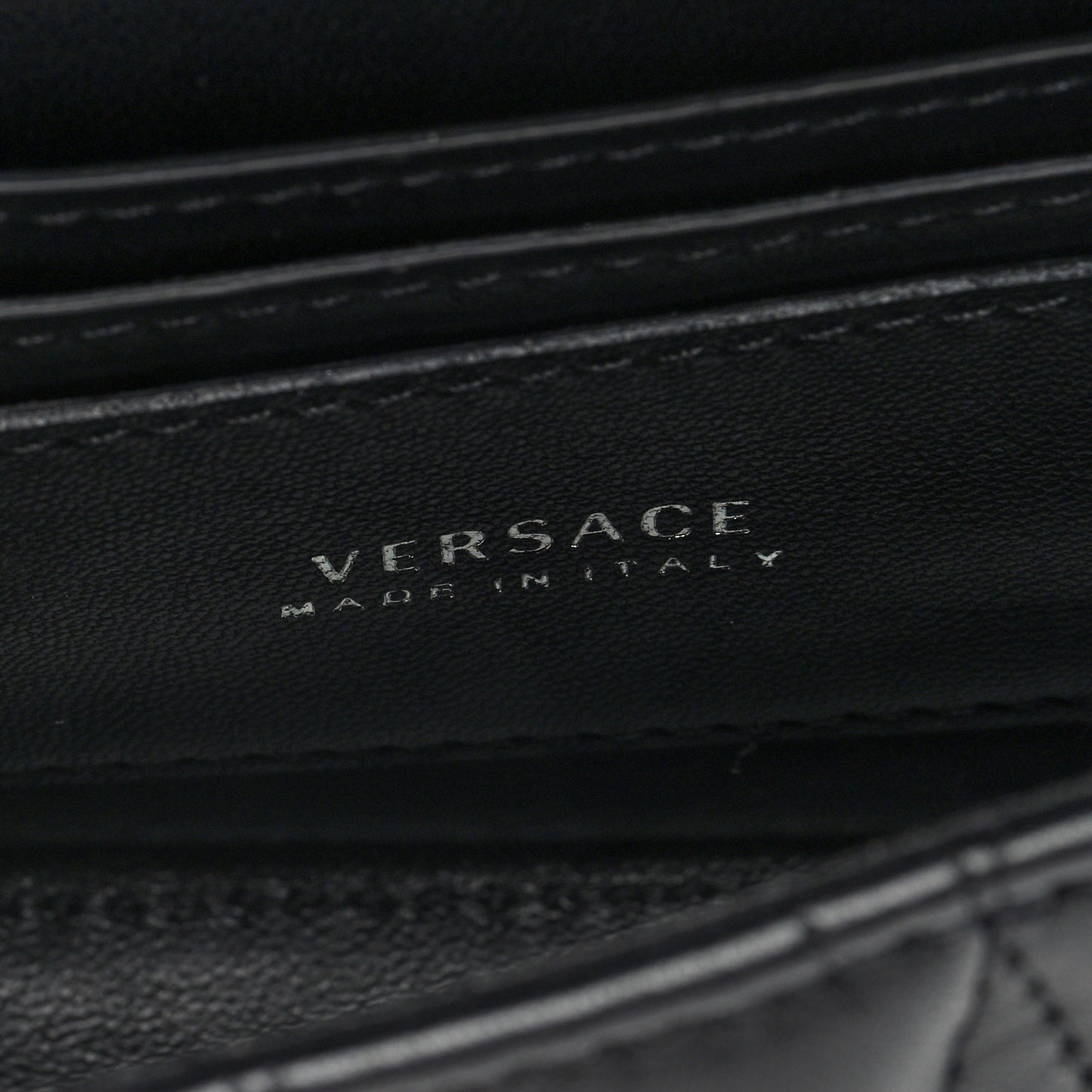 Nappa Quilted Virtus Evening Bag Black