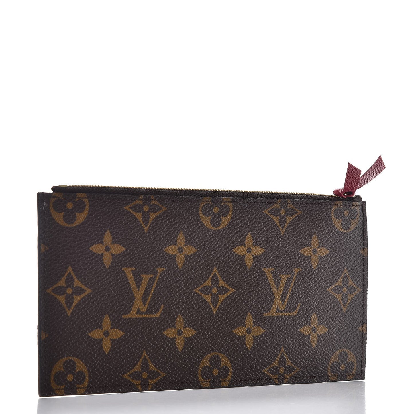 Monogram Felicie Chain Wallet Zippered Insert Fuchsia