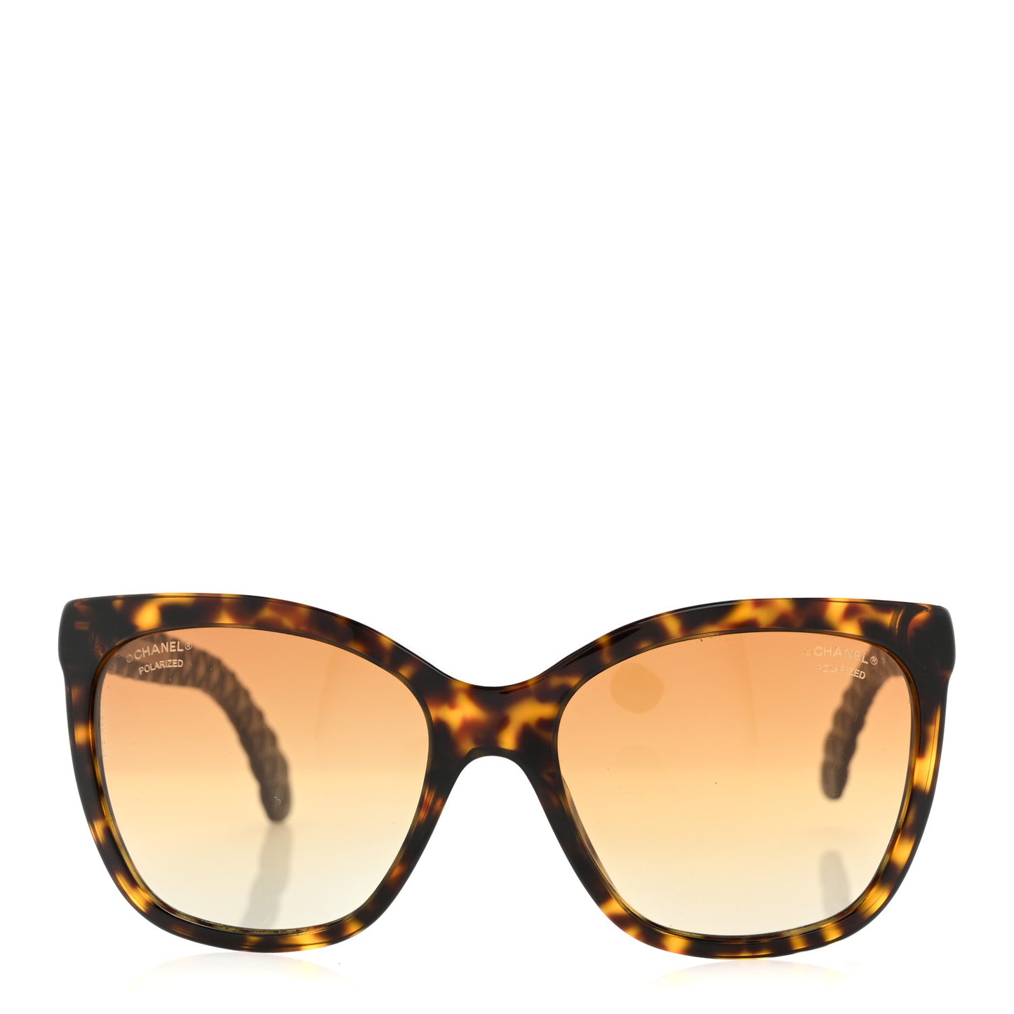 Acetate Quilted Polarized Butterfly CC Sunglasses 5288-Q Tortoise