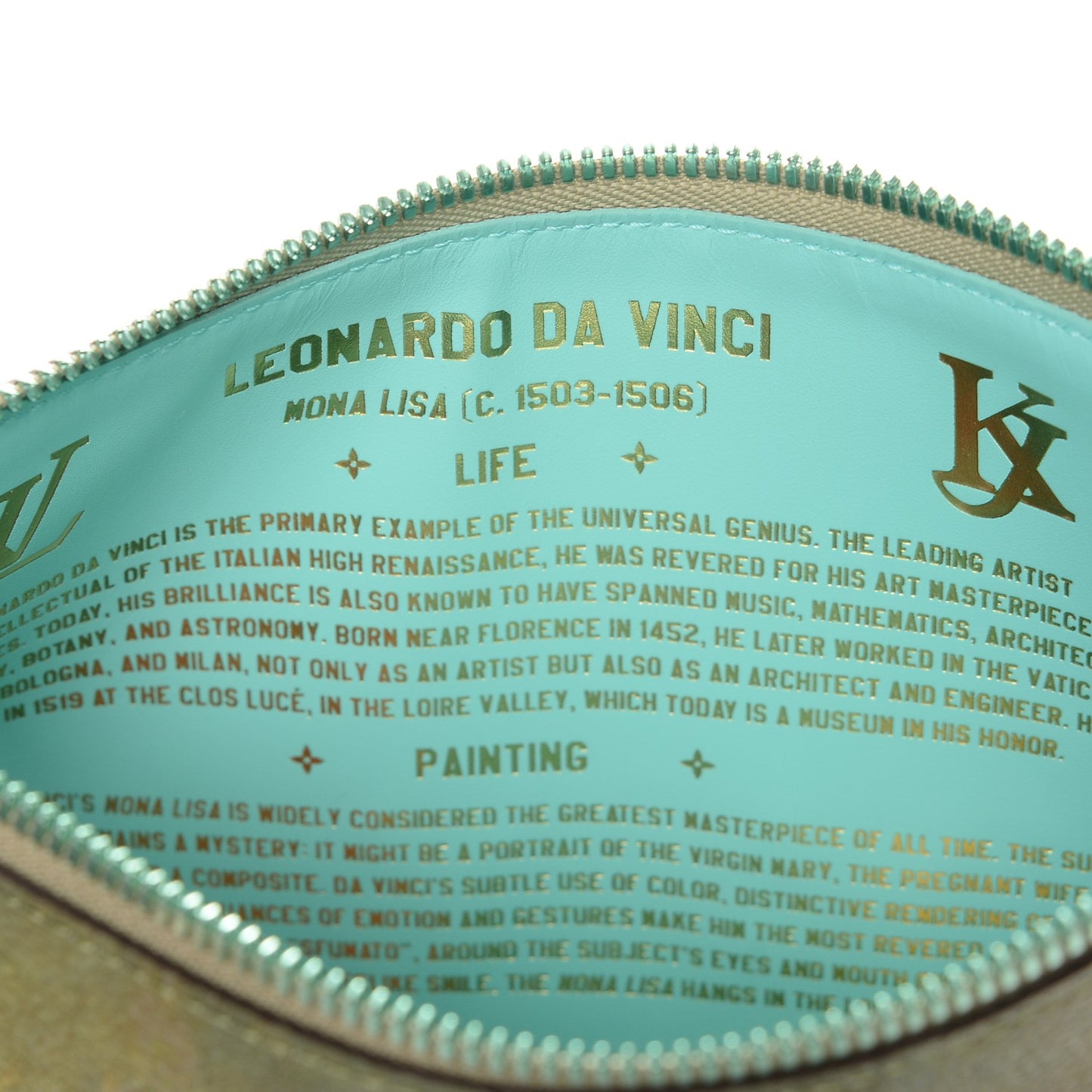 Masters Da Vinci Pochette Clutch Vert D’eau