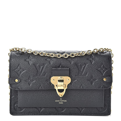 Louis Vuitton Empreinte Vavin Chain Wallet Black 1 of 11