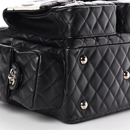 Chanel Calfskin Quilted Large Cambon Multipocket Reporter Black 8 of 10