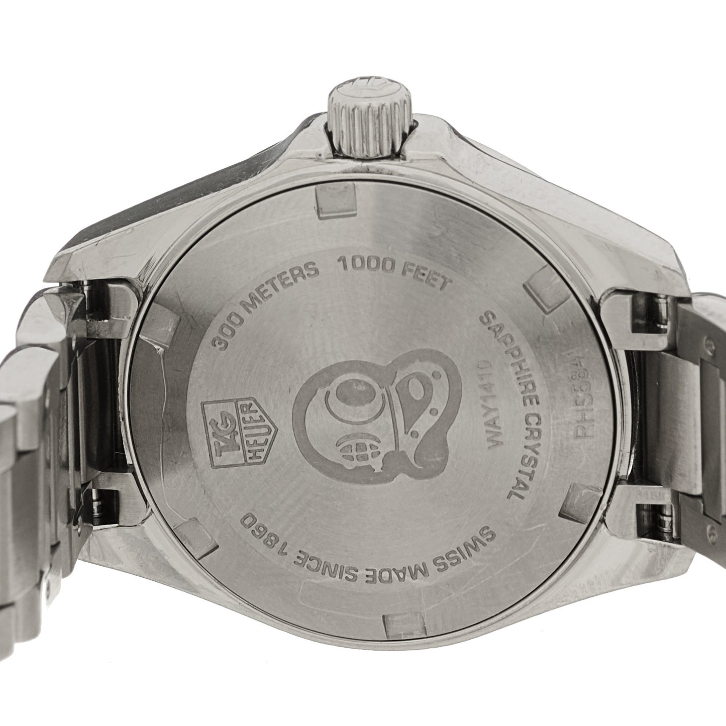 Stainless Steel 27mm Aquaracer Lady Quartz Watch Black WAY1410