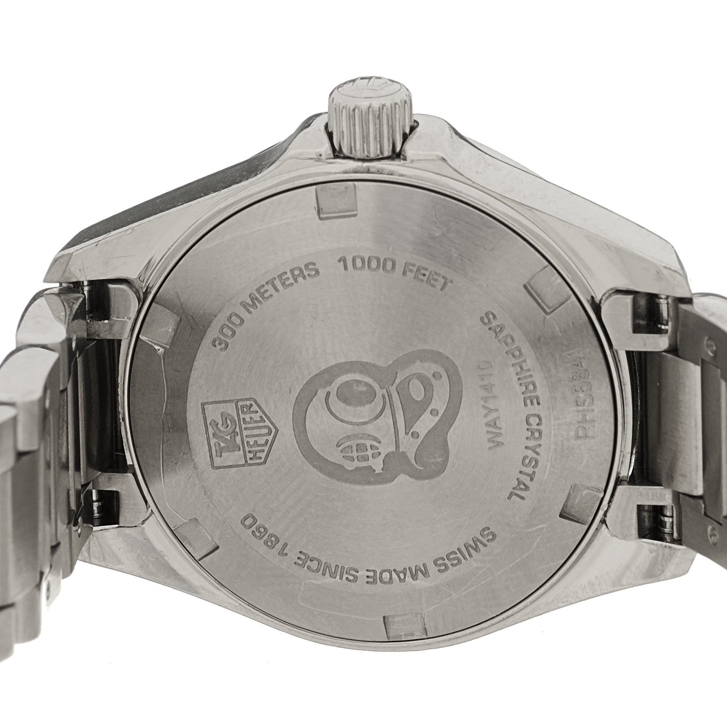 Tag Heuer Stainless Steel 27mm Aquaracer Lady Quartz Watch Black WAY1410 4 of 4