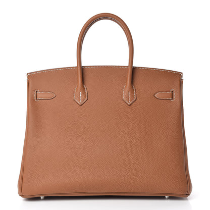 Hermes Togo Birkin 35 Gold 4 of 34