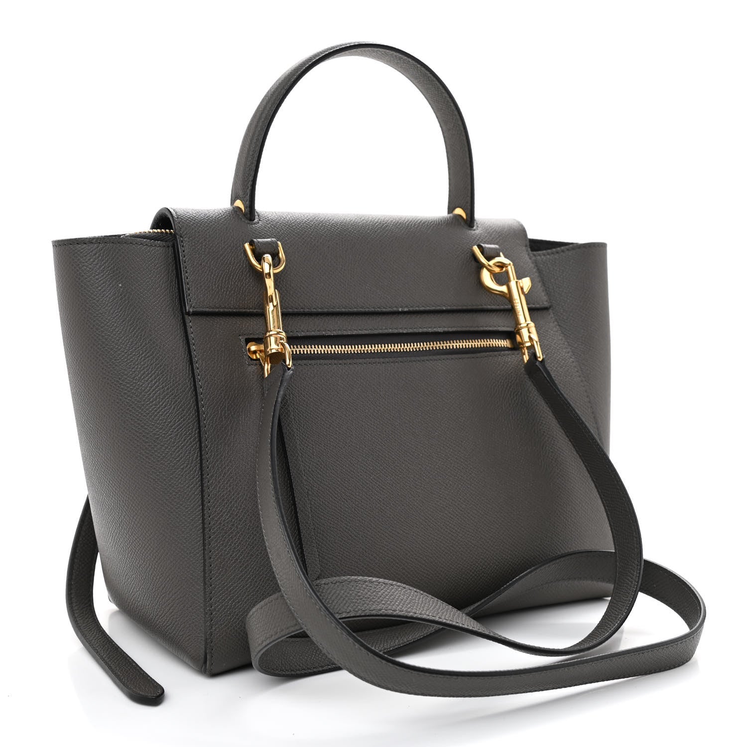 Celine Baby Grained Calfskin Micro Belt Bag Grey 3 of 8