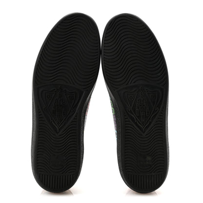 Gucci GG Supreme Monogram Psychedelic Mens Ace Sneakers 8.5 Black Multicolor 6 of 8