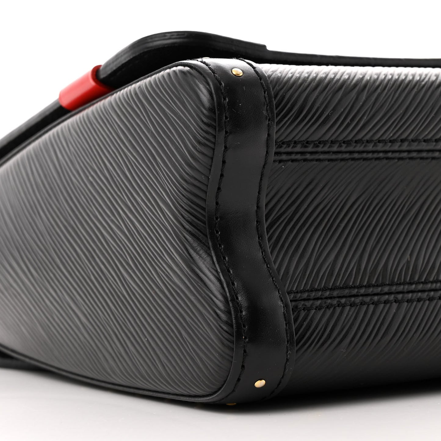 Epi Monogram Complice Trunks and Bags Twist Shoulder Bag MM Black