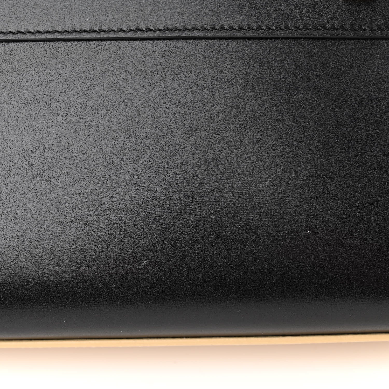 Saint Laurent Smooth Calfskin Manhattan Shoulder Bag Black Beige 12 of 12