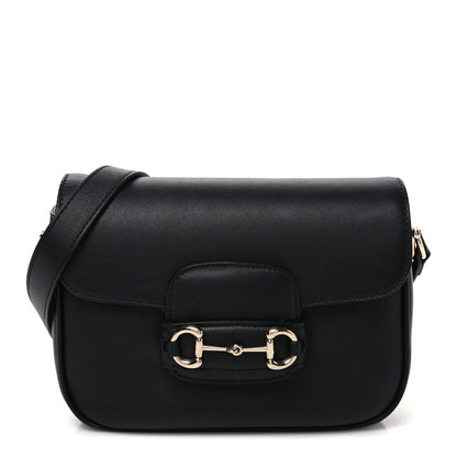 Gucci Arabella Calfskin Horsebit 1955 Shoulder Bag  Black 1 of 10
