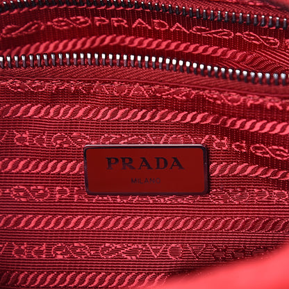 Prada Nylon Tessuto Impuntu Quilted Shoulder Bag Rosso 5 of 8