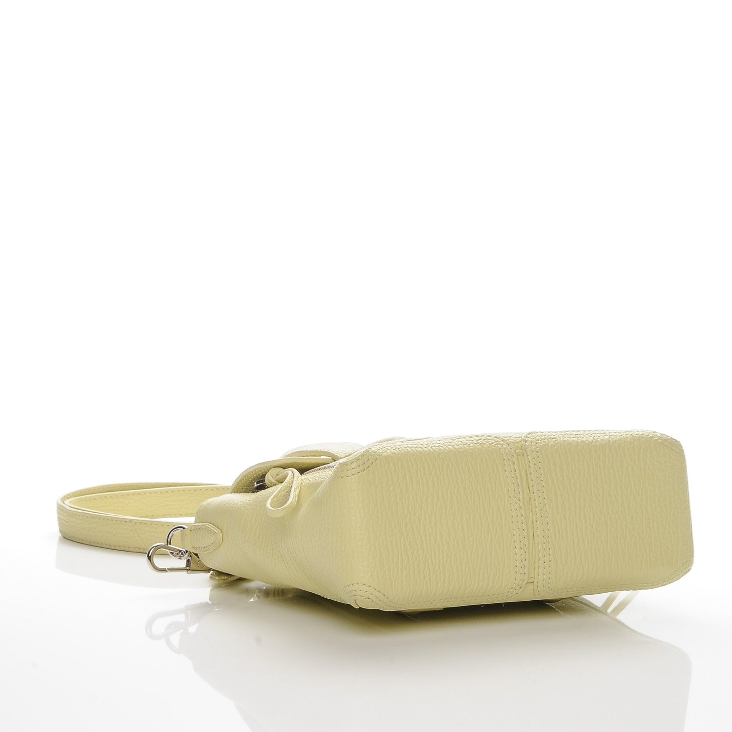 3.1 Textured Calfskin Mini Pashli Satchel Citron