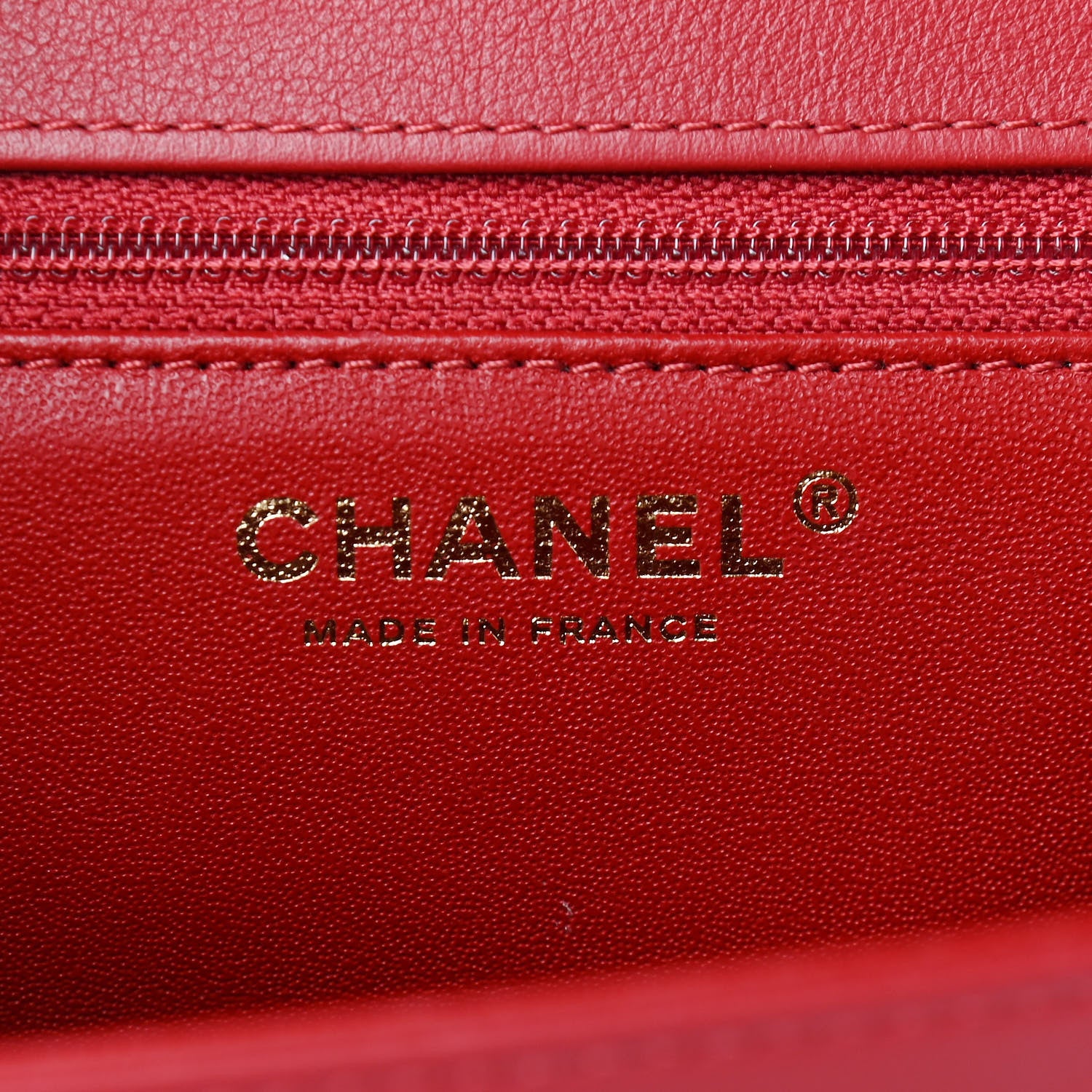 Chanel Calfskin Quilted Chevron In The City Bag Red 5 of 8