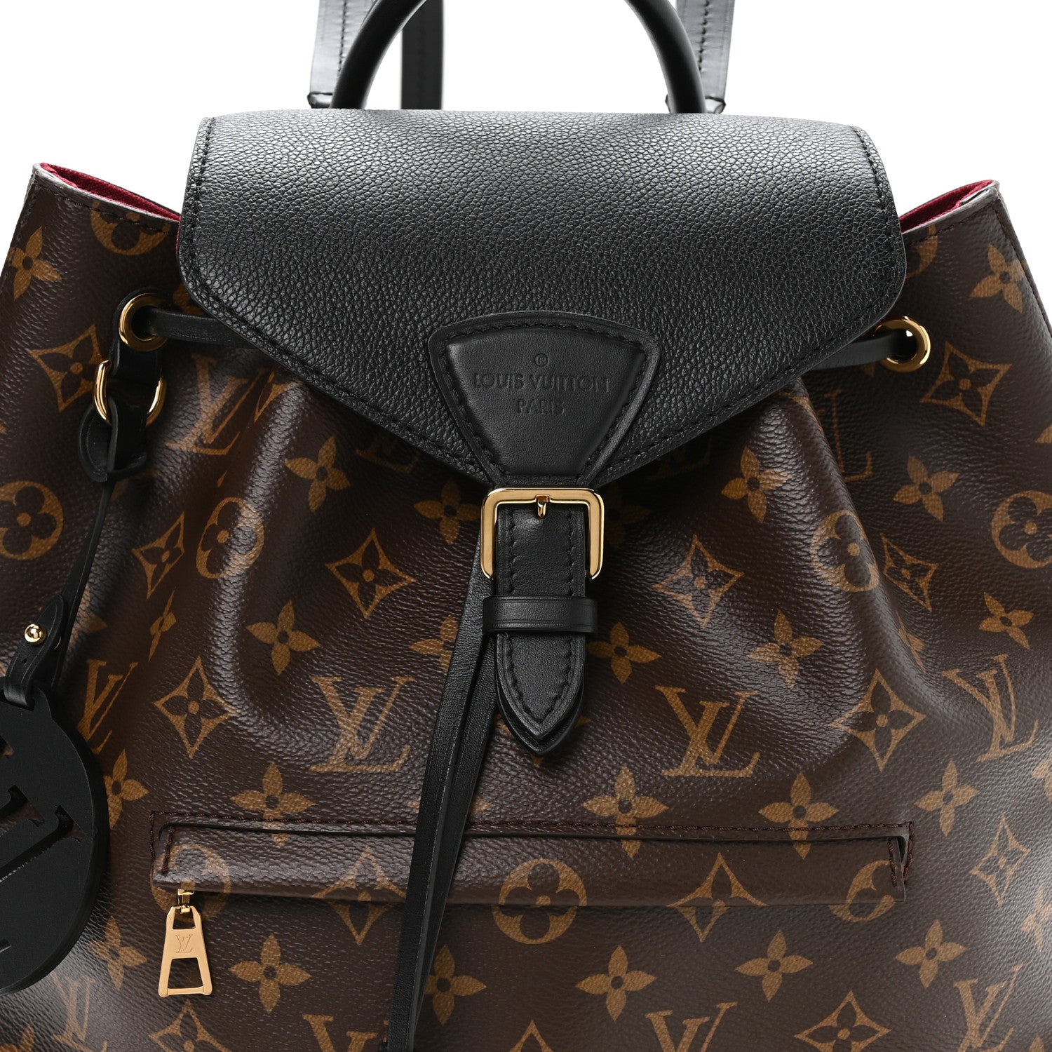 Louis Vuitton Monogram Montsouris PM Black 6 of 8