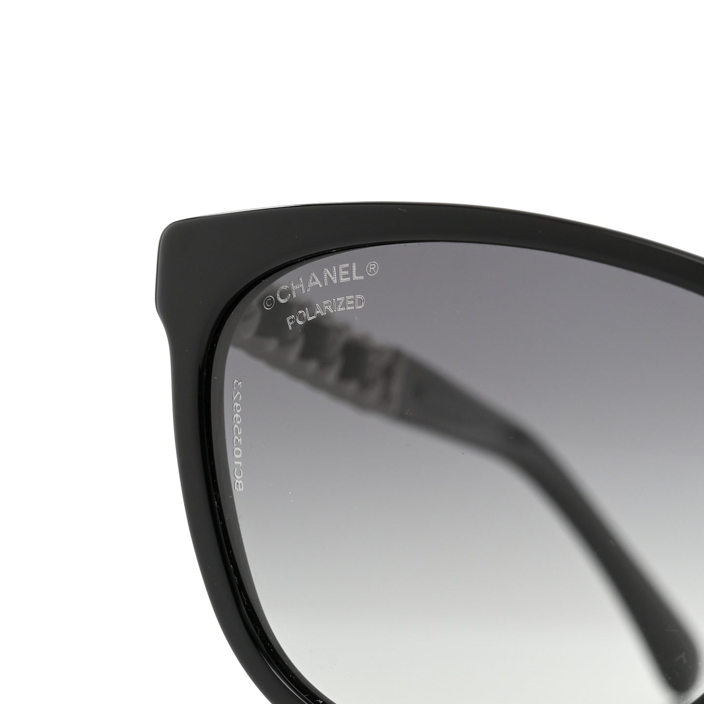 Cat Eye Chain Polarized Sunglasses 5260-Q-A Black