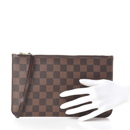Louis Vuitton Damier Ebene Neverfull MM GM Pochette 2 of 8