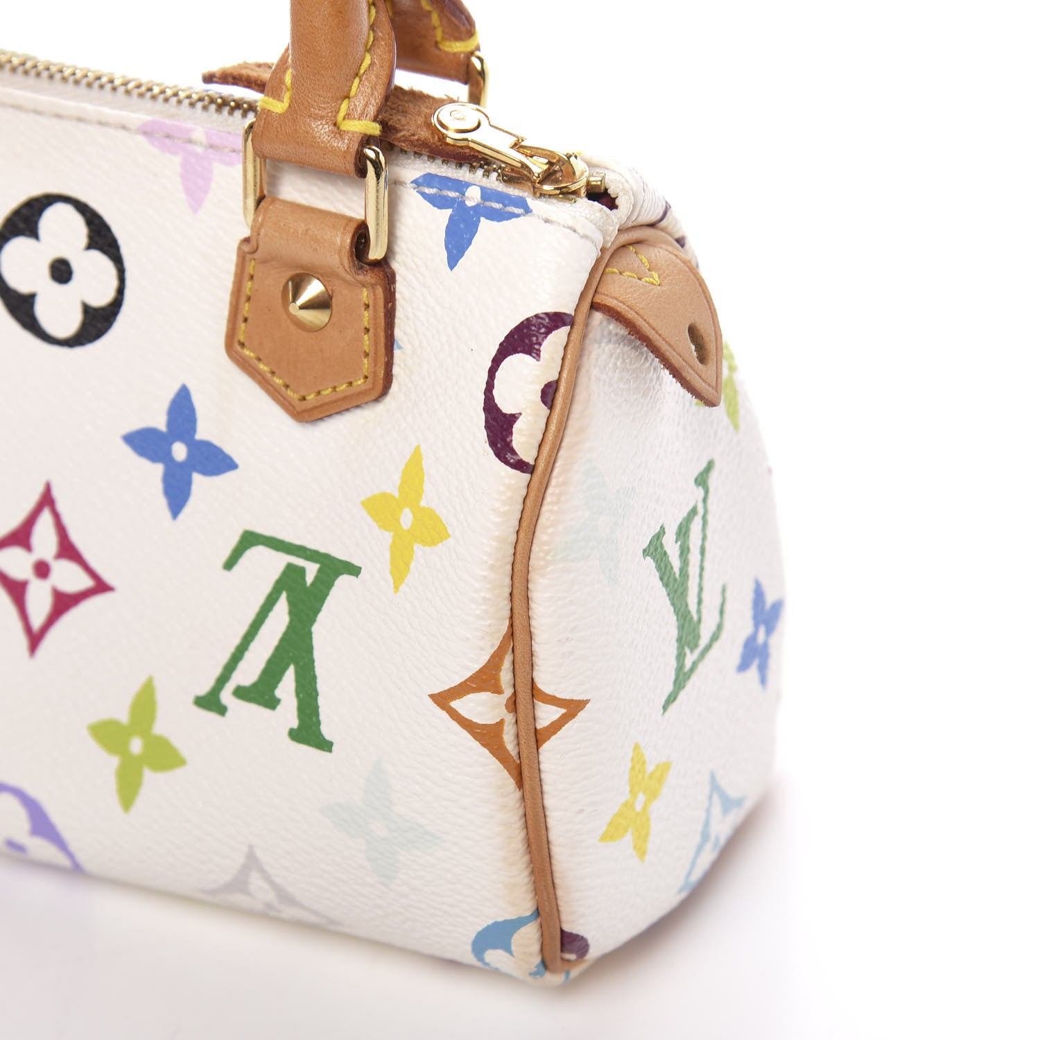 Louis Vuitton Monogram Multicolor Mini Sac HL Speedy White 11 of 13