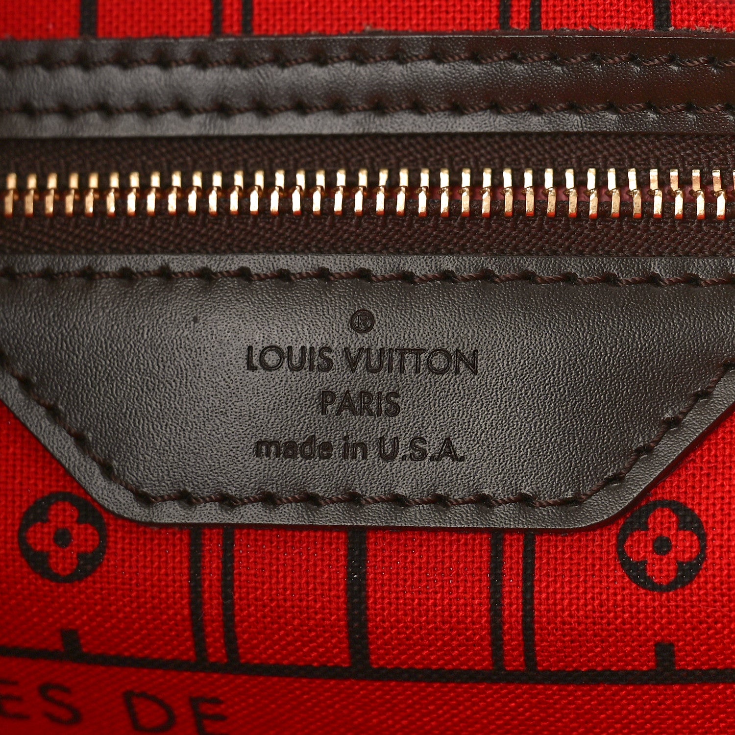 Louis Vuitton Damier Ebene Neverfull MM 6 of 12