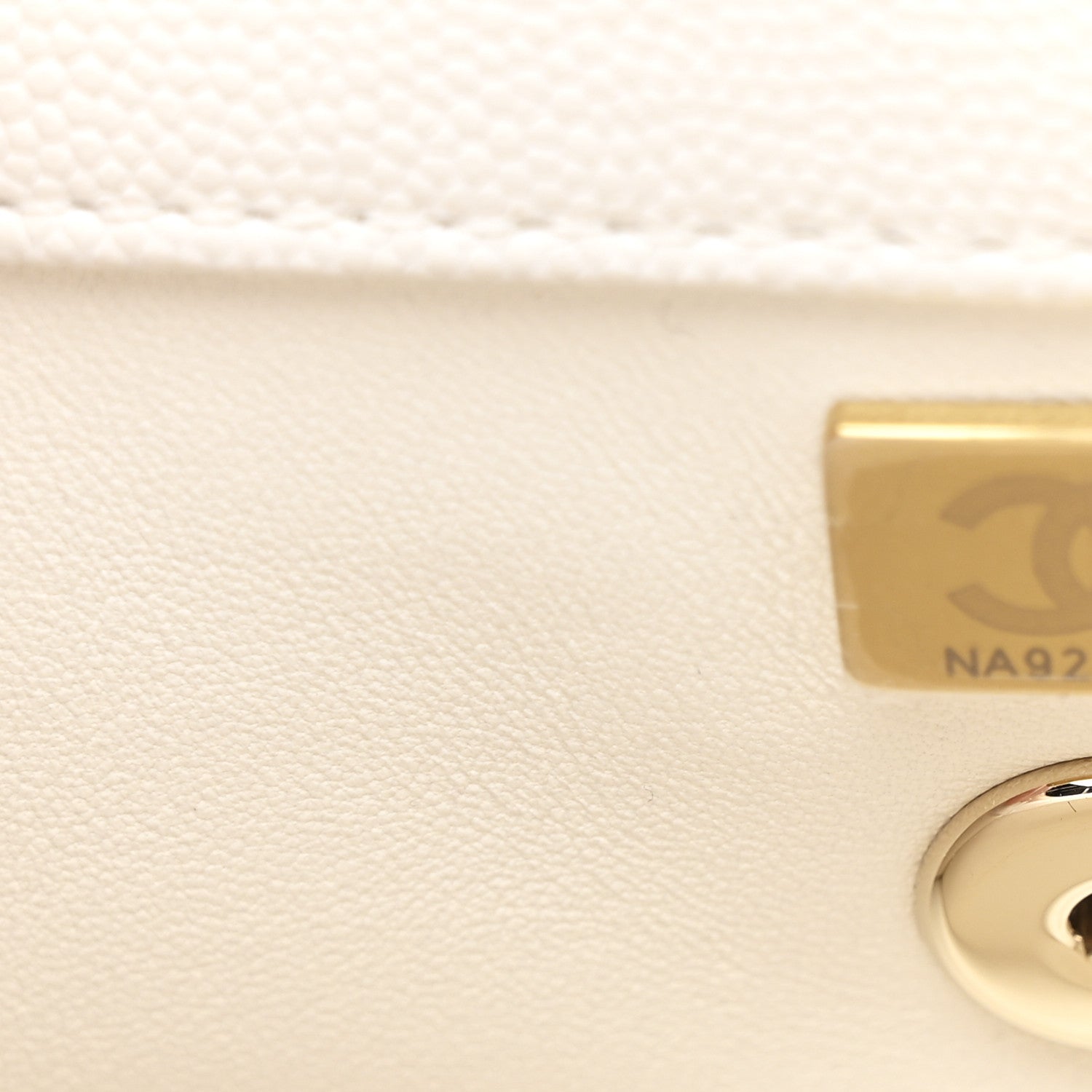 Chanel Caviar Quilted Mini Coco Handle Flap White 8 of 12