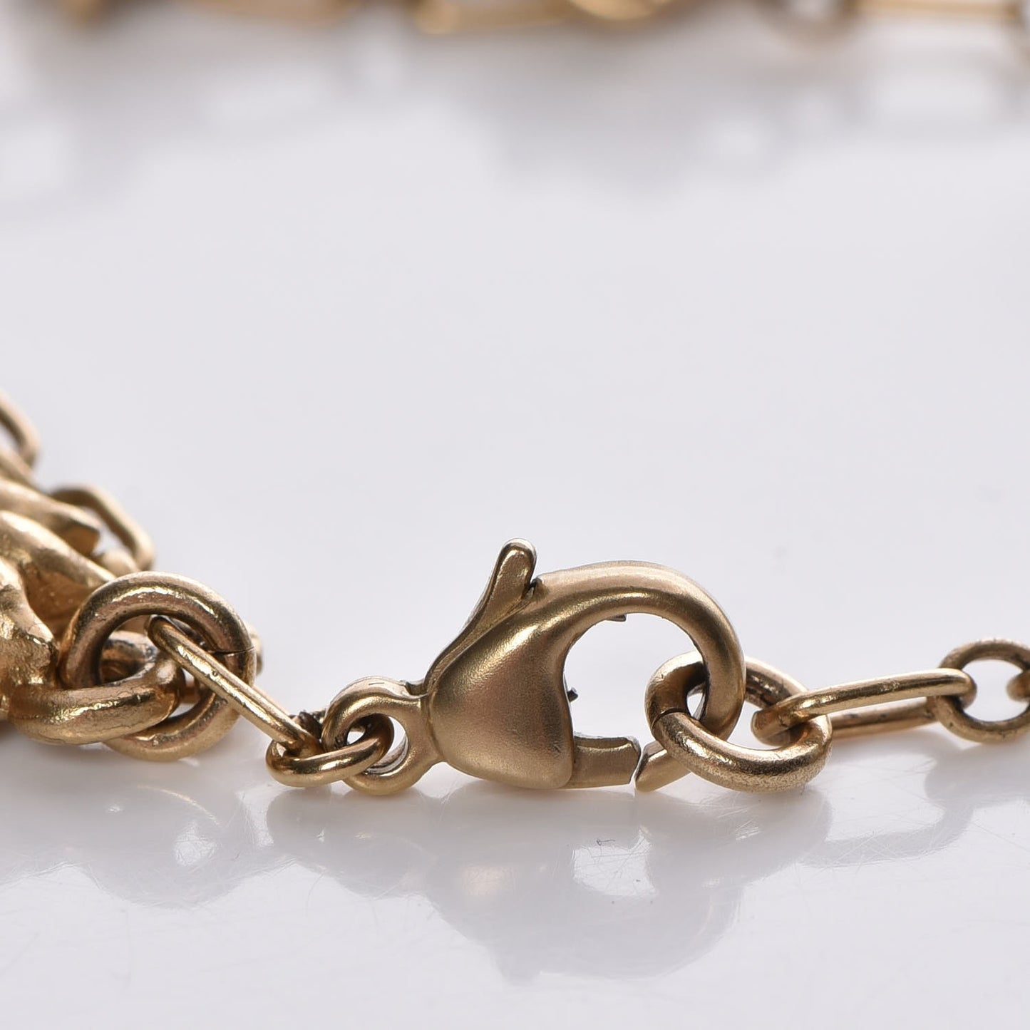 Sun Medallion Charm Bracelet Gold