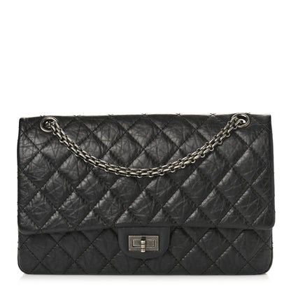 Chanel Aged Calfskin Quilted 2.55 Reissue 226 Flap Black 1 of 9