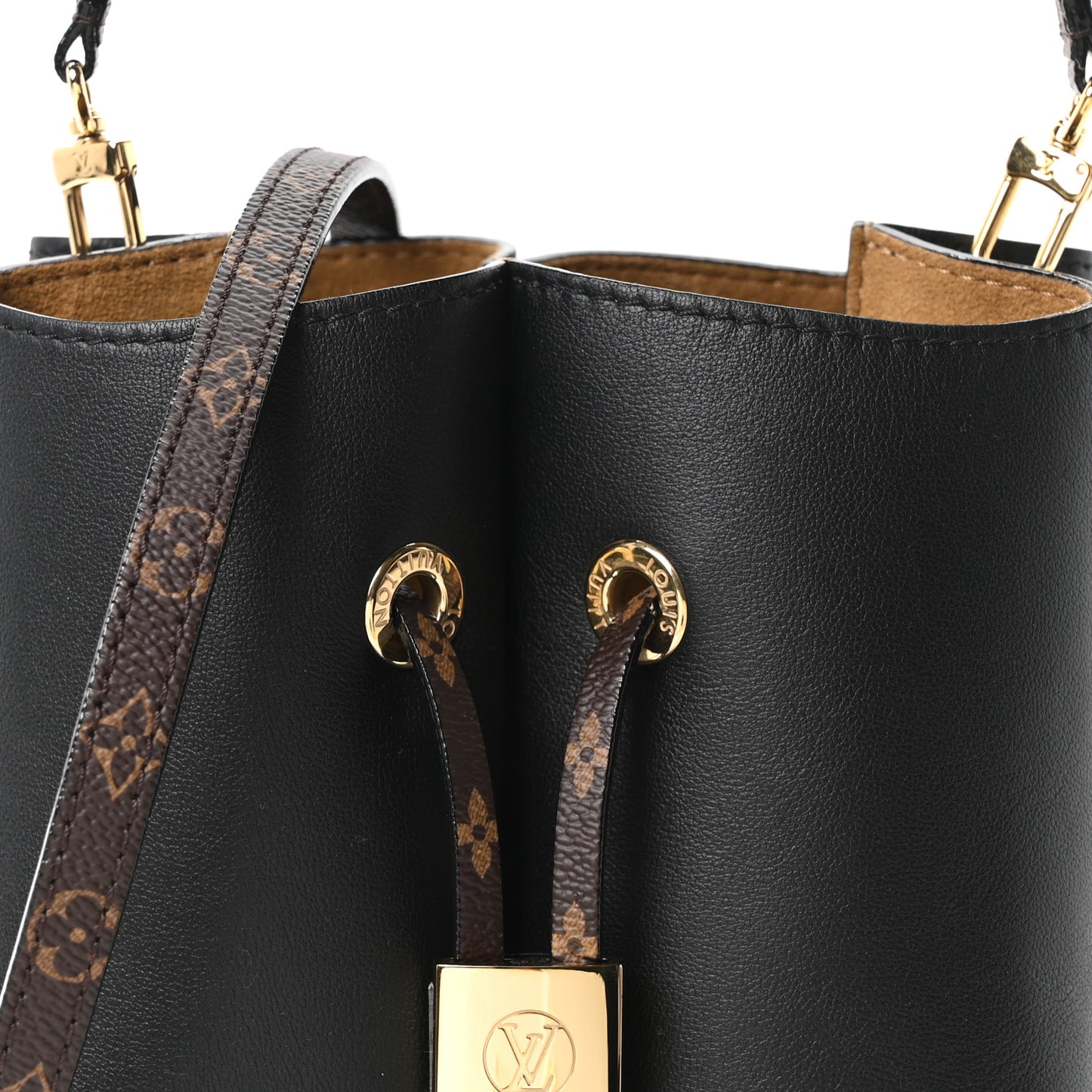 Calfskin Monogram LV Bloom PM Black