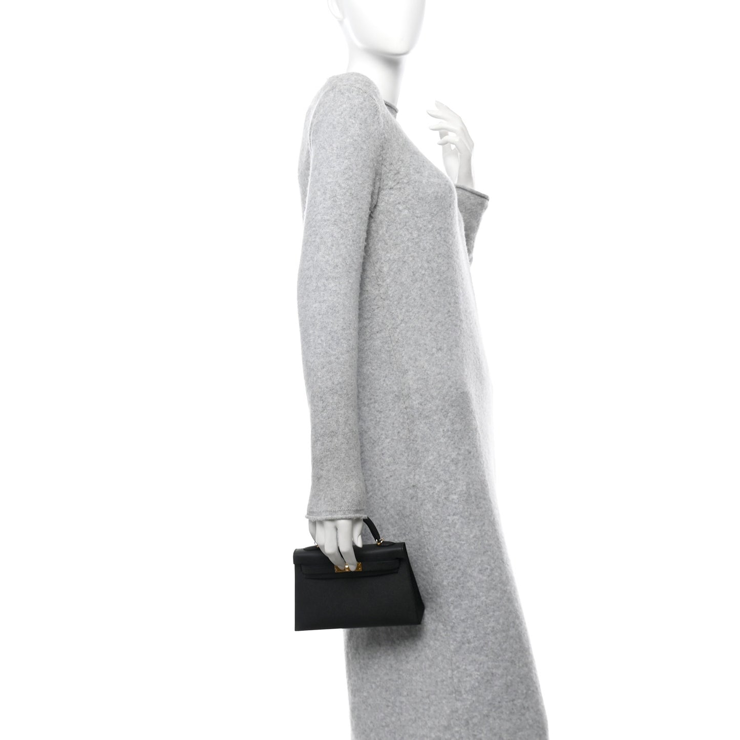 Epsom Mini Kelly Sellier 20 Black