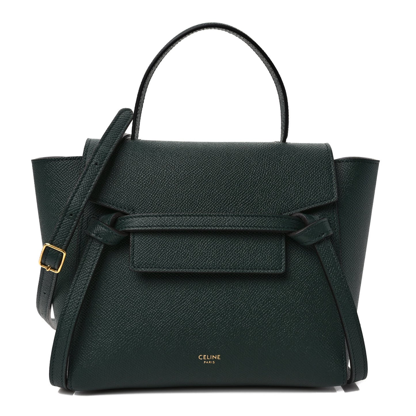 Grained Calfskin Nano Belt Bag Amazone