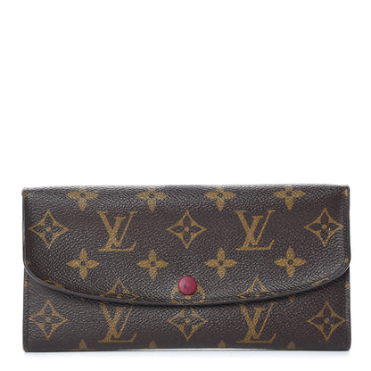 Louis Vuitton Monogram Emilie Wallet Fuchsia 1 of 13