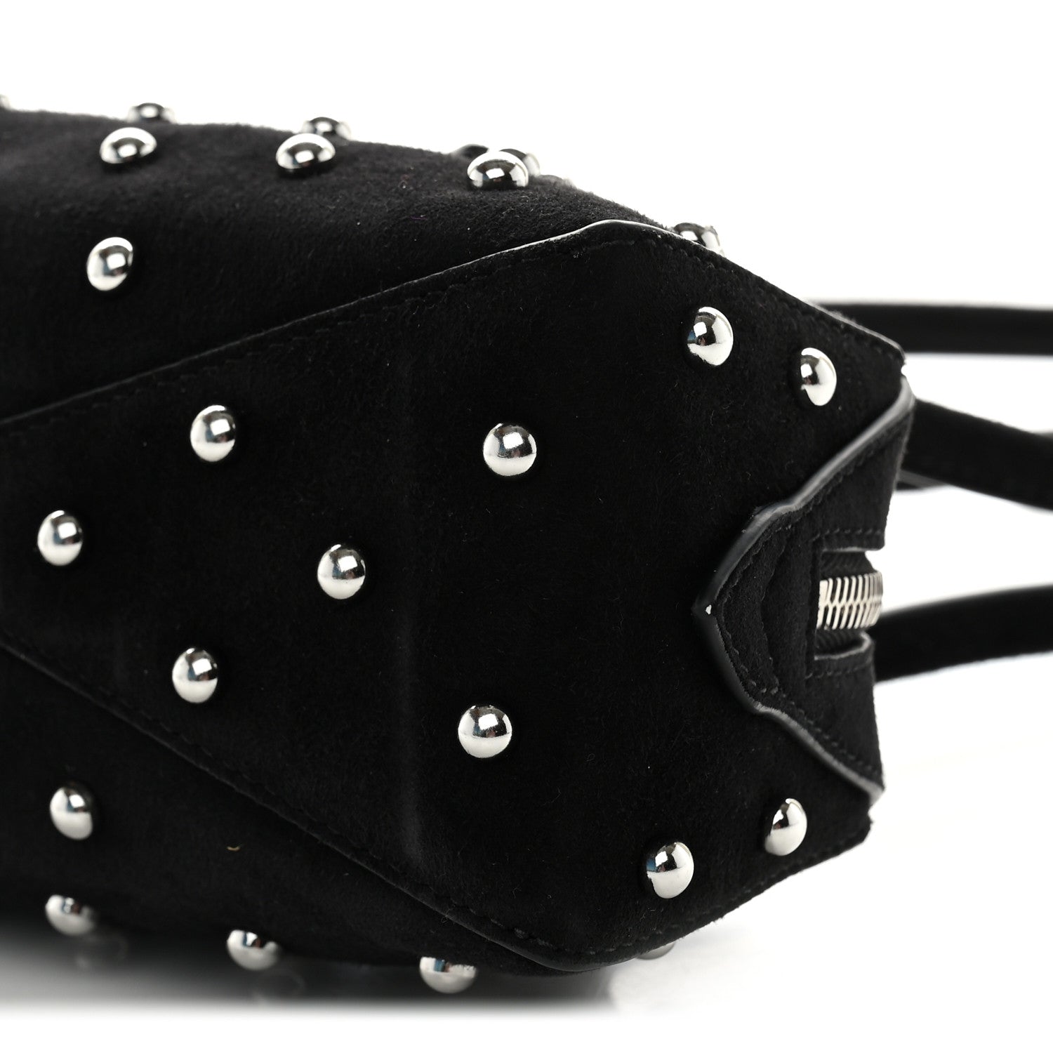 Alaia Nubuck Studded Small Le Teckel Bag  Black 8 of 8