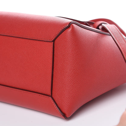 Celine Baby Grained Calfskin Micro Belt Bag Coquelicot 8 of 9