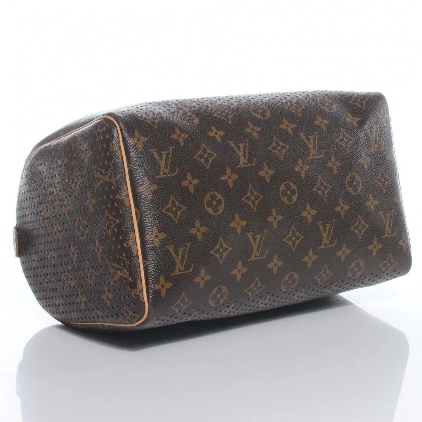 Monogram Perforated Speedy 30 Fuchsia