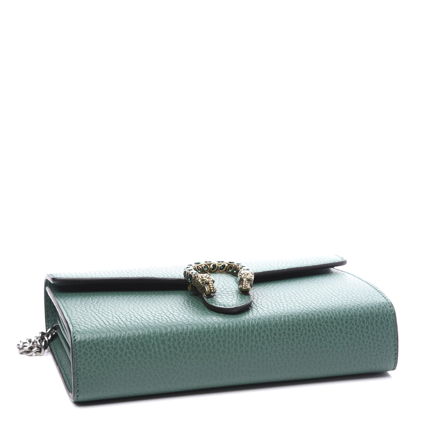 Calfskin Mini Dionysus Chain Wallet Emerald
