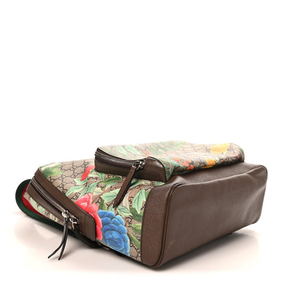 Gucci GG Supreme Monogram Tian Web Small Day Backpack Beige Multicolor New Acero 3 of 9