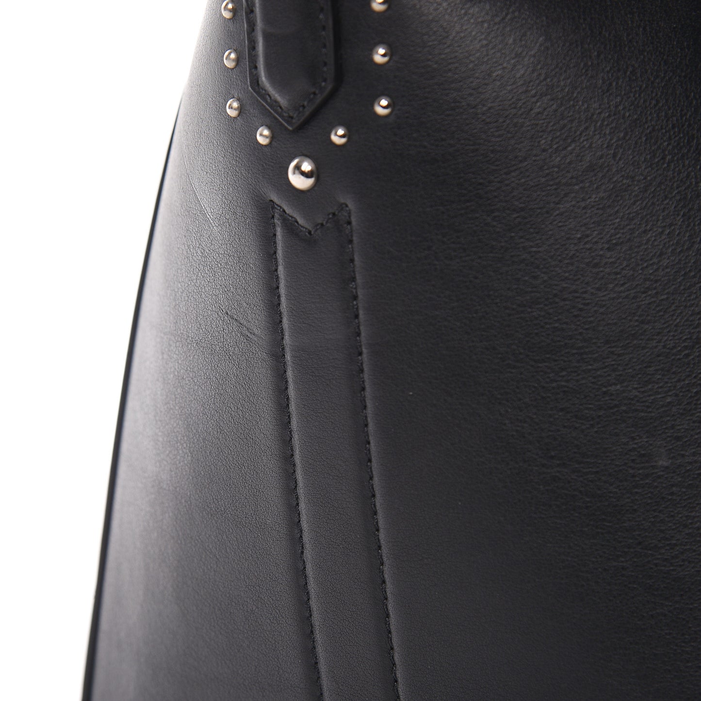 Calfskin Medium Studded Antigona Black