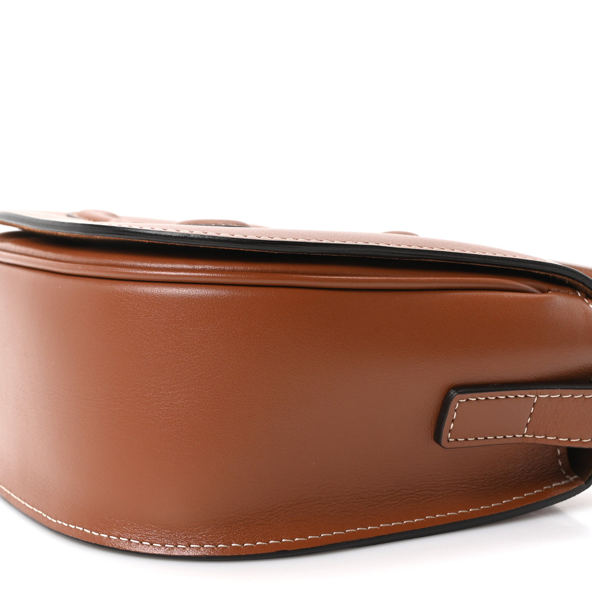 Celine Smooth Calfskin Cuir Triomphe Folco Crossbody Bag Tan 11 of 11