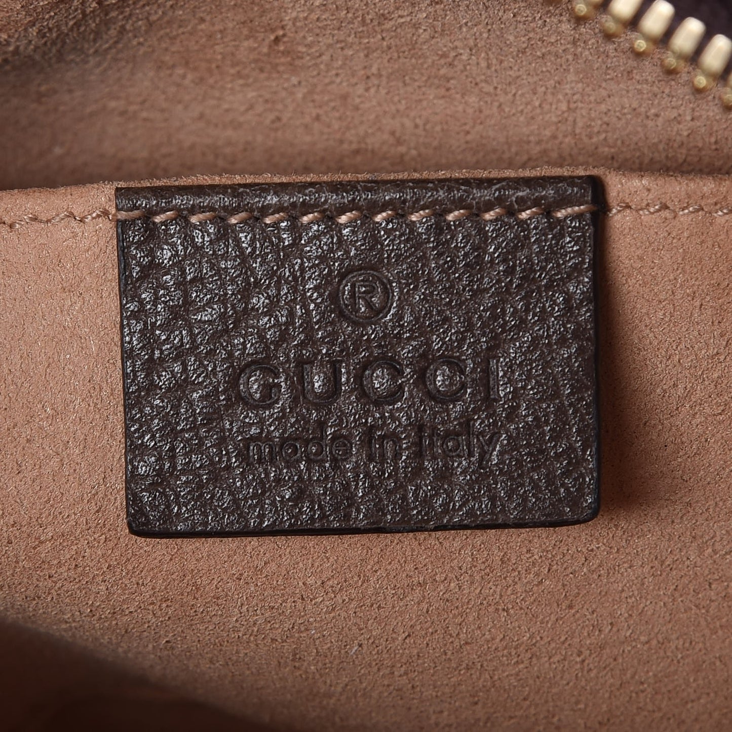 GG Supreme Monogram Web Small Ophidia Belt Bag 85 34 Dark Brown