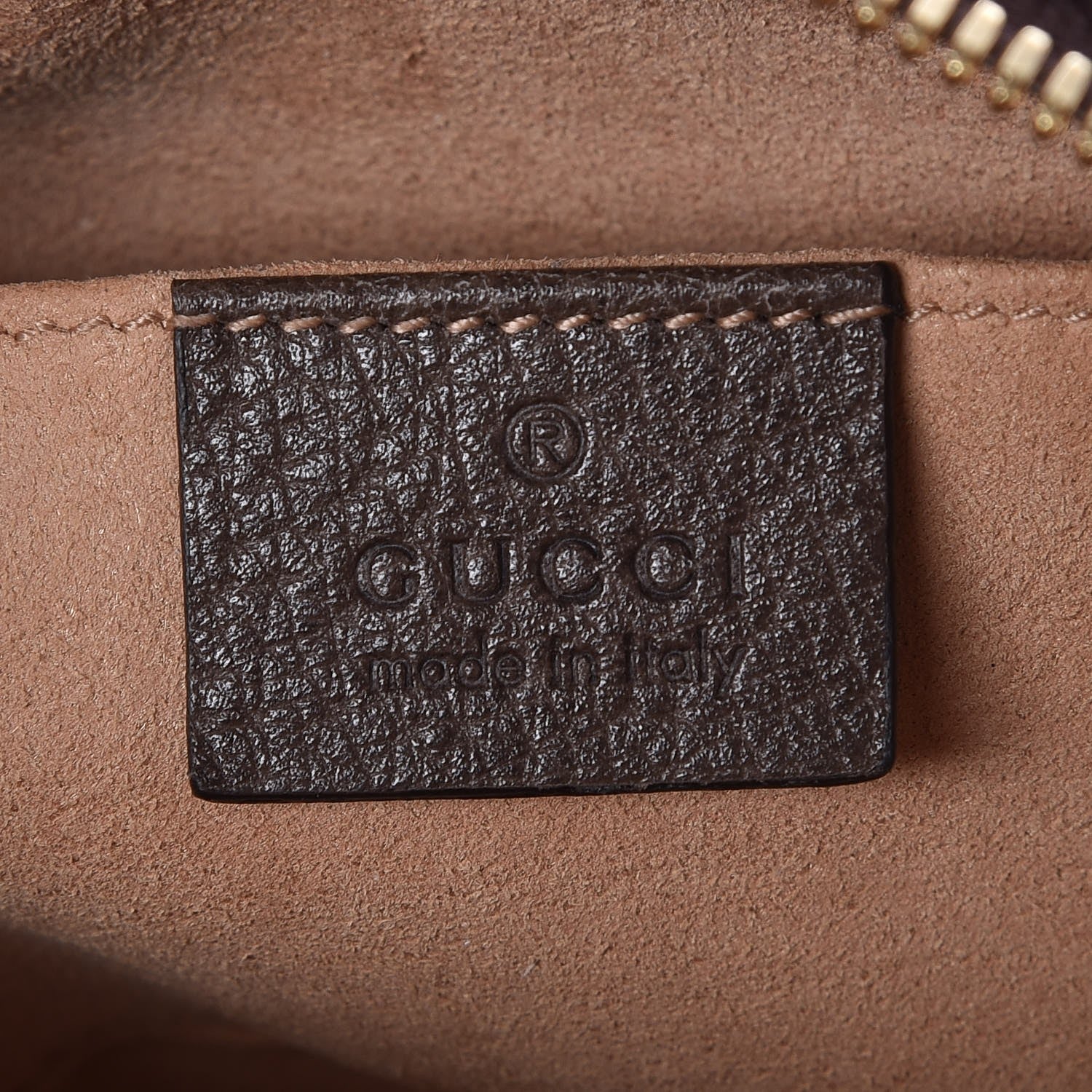 Gucci GG Supreme Monogram Web Small Ophidia Belt Bag 85 34 Dark Brown 6 of 7