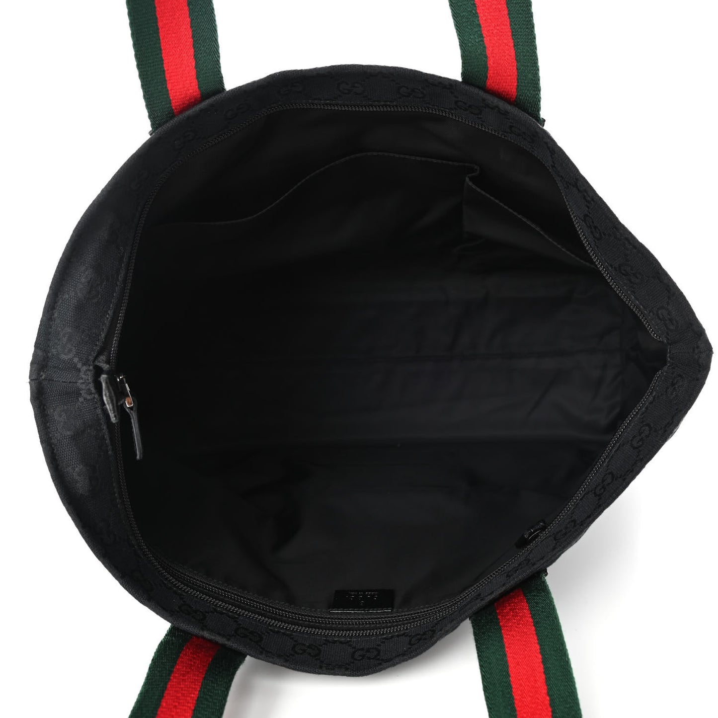Monogram Web Large Diaper Tote Black