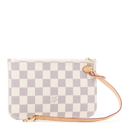 Louis Vuitton Damier Azur Neverfull PM Pochette 2 of 7